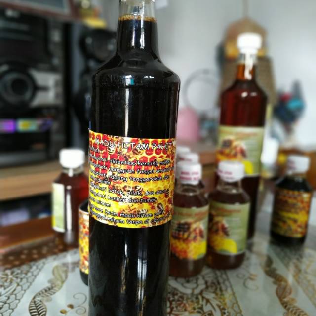 

Madu hitam pahit kalimantan asli 460ml