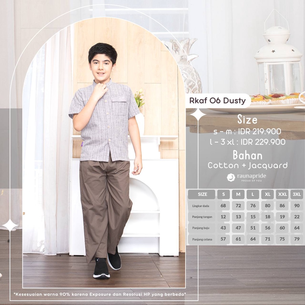 Rauna Sarimbit Keluarga / SR - 06 Dusty / Fashion Muslim