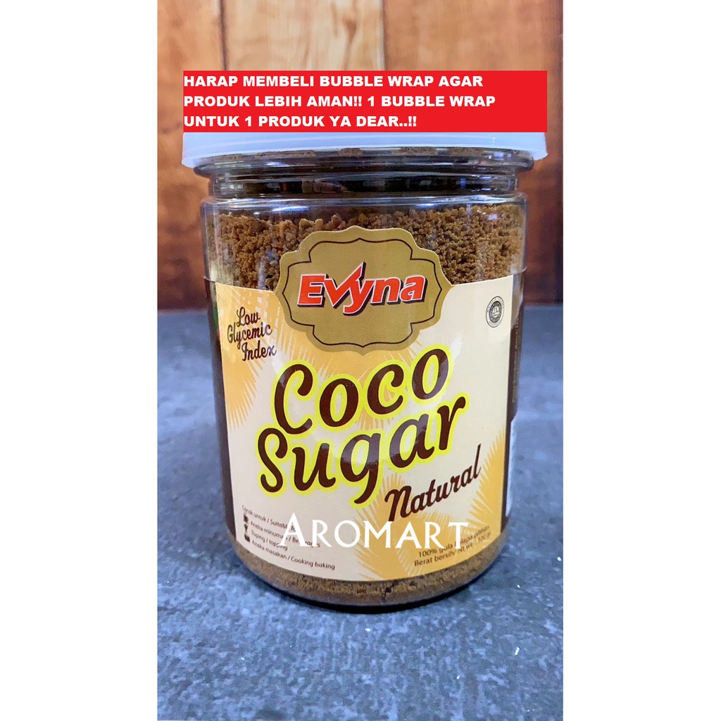 

Evyna Coco Sugar Natural/Gula Kelapa - 320g