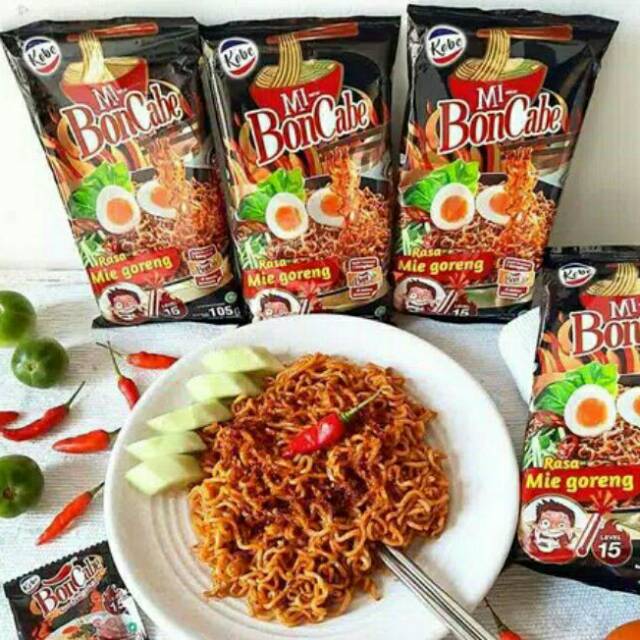 

Mie Bon Cabe/Mi BonCabe Kobe level 15/Mie Pedas/Mie Goreng Boncabe