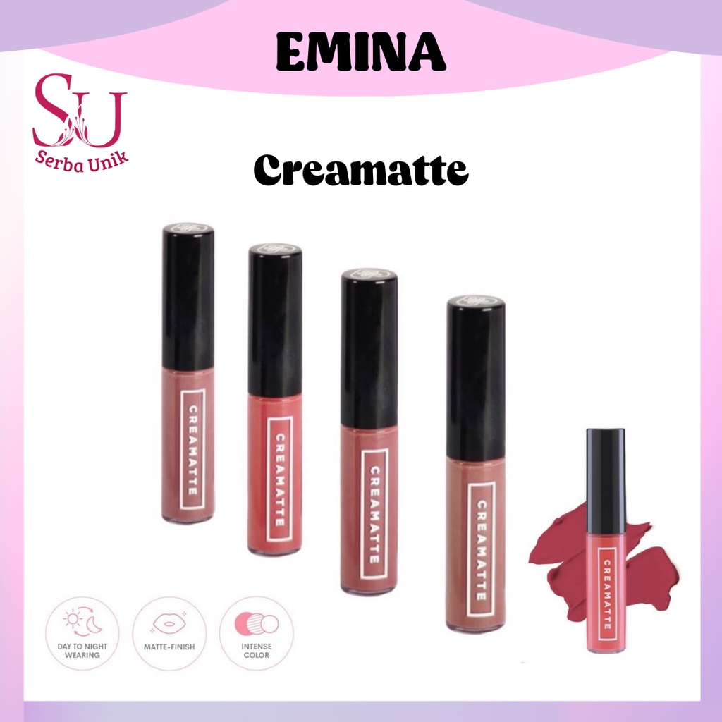 Emina Creamatte Series 5.5g | Metallic Edition | Lip Matte | Lip Cream