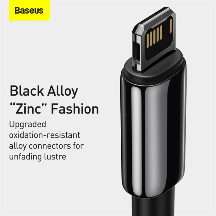 BASEUS Kabel Tungsten Gold Fast Charging Data USB to iP 2.4A - CALWJ