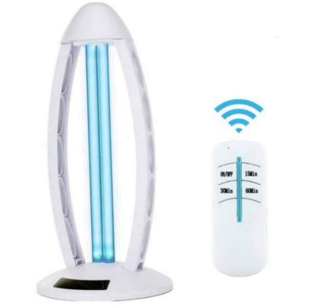 (ready jakarta) Lampu uv sterilizer disinfection uv light 38w remot timer anti virus