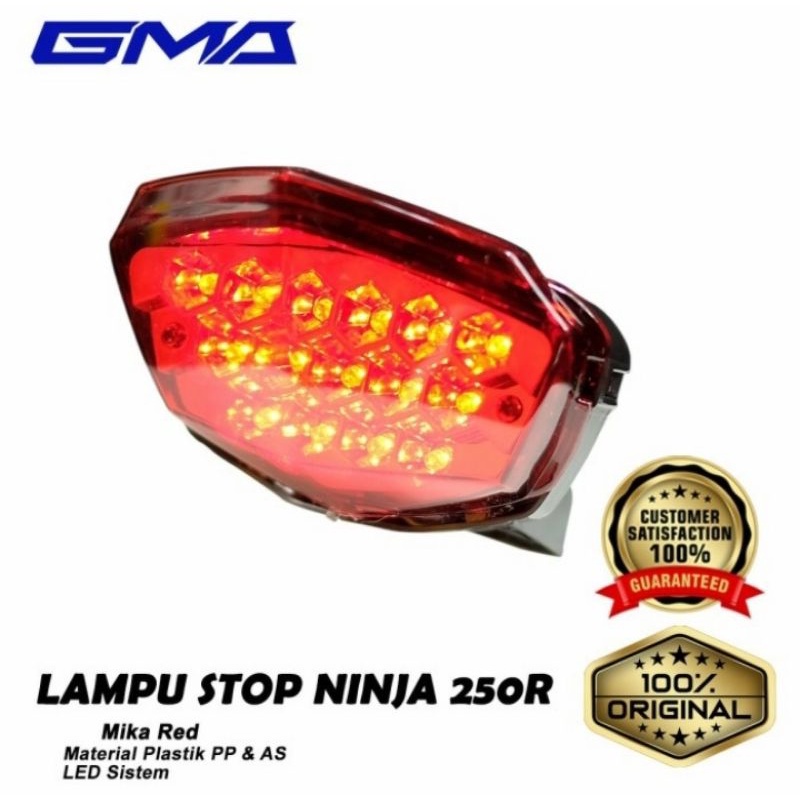 Lampu stop LED GMA ninja 250 - stoplamp ninja 250 R GMA - Charmoto