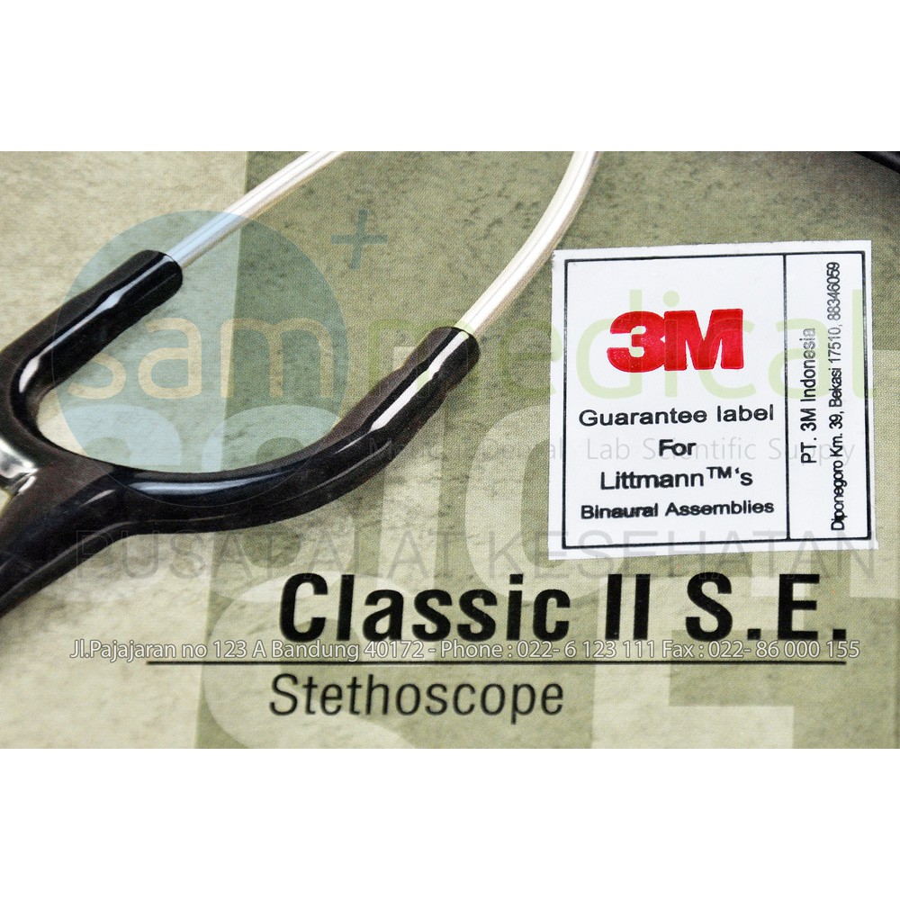 3M LITTMANN CLASSIC II Stetoscope PEDIATRIC ORI - BLACK