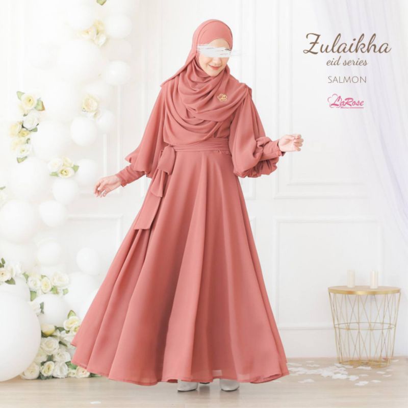 ORI ZULAIKHA DRESS BY LAROSE MOSLEM (OPEN PO)