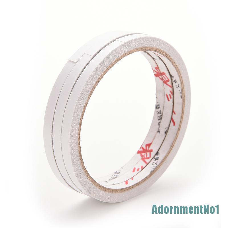 (AdornmentNo1) 1 Rol Stiker Double Tape Kuat Ukuran 6mm Untuk Kantor