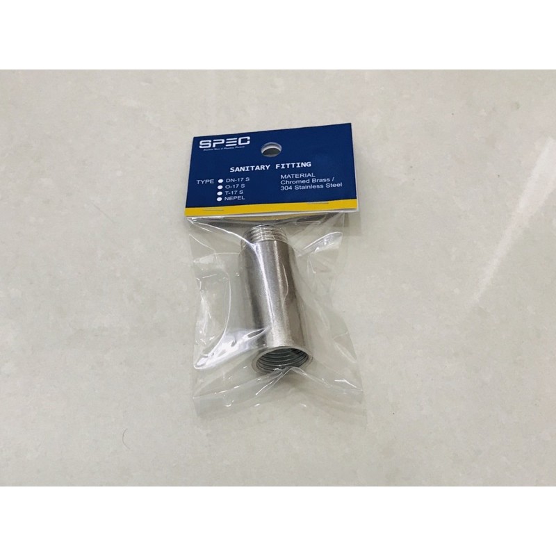 Sok Nepel Drat Luar Dalam 1/2 Inch Panjang 5 cm / Sambungan Kran Pipa Stainless