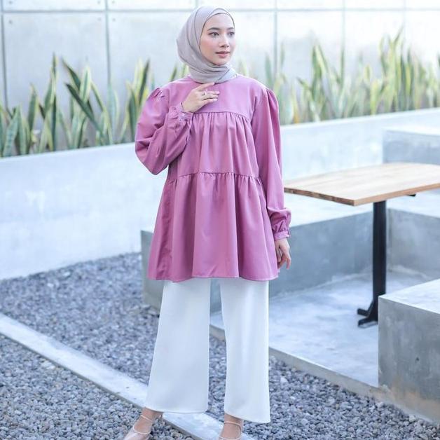 [.Pro☑duct.] Nadiraa Hijab Sarina Tunik✤KMR⭐