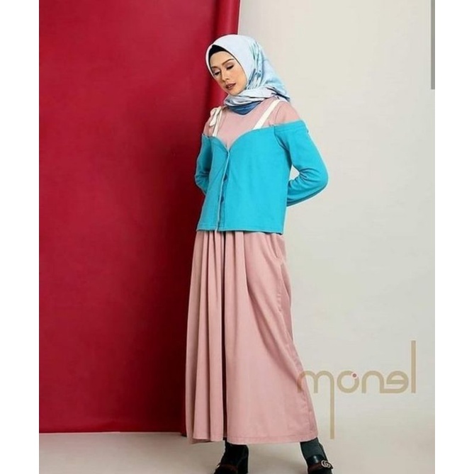 Gamis monel fashion