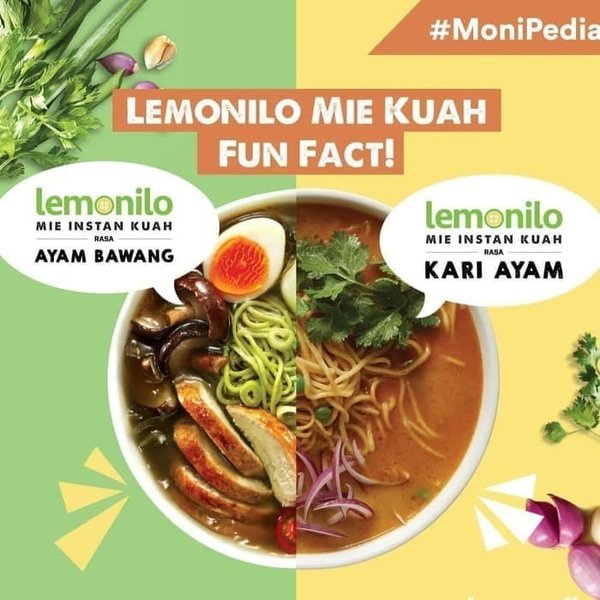 Lemonilo Mie Kuah Instant Rasa Ayam Bawang / Mie Instant Sehat 1 pcs