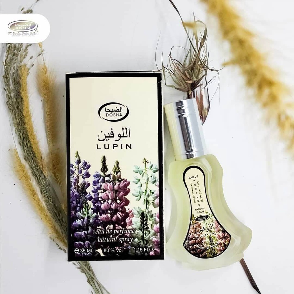 LUPIN Parfum DOBHA Spray 35ml EDP Eau De Perfume BPOM &amp; Halal MUI