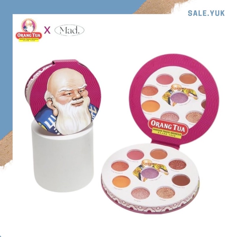 MAD FOR MAKEUP Eyeshadow Anggur Merah OT X Mad Pallete (BPOM✅)