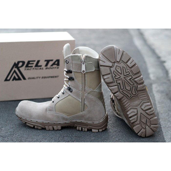 sepatu boots pria safety ujung besi dlt cheap tinggi 8inc bahan suede work and safety kerja proyek