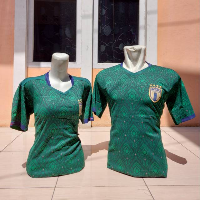 Jersey baju bola couple italia hijau 2020 termurah