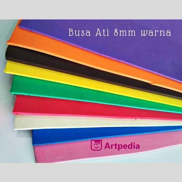 

Terbaru Busa Ati 8mm Warna Ukuran A2 Spesial