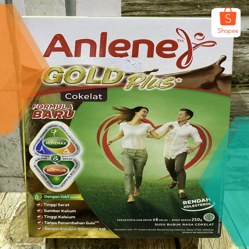 

Anlene gold plus 250g cokelat Terlaris