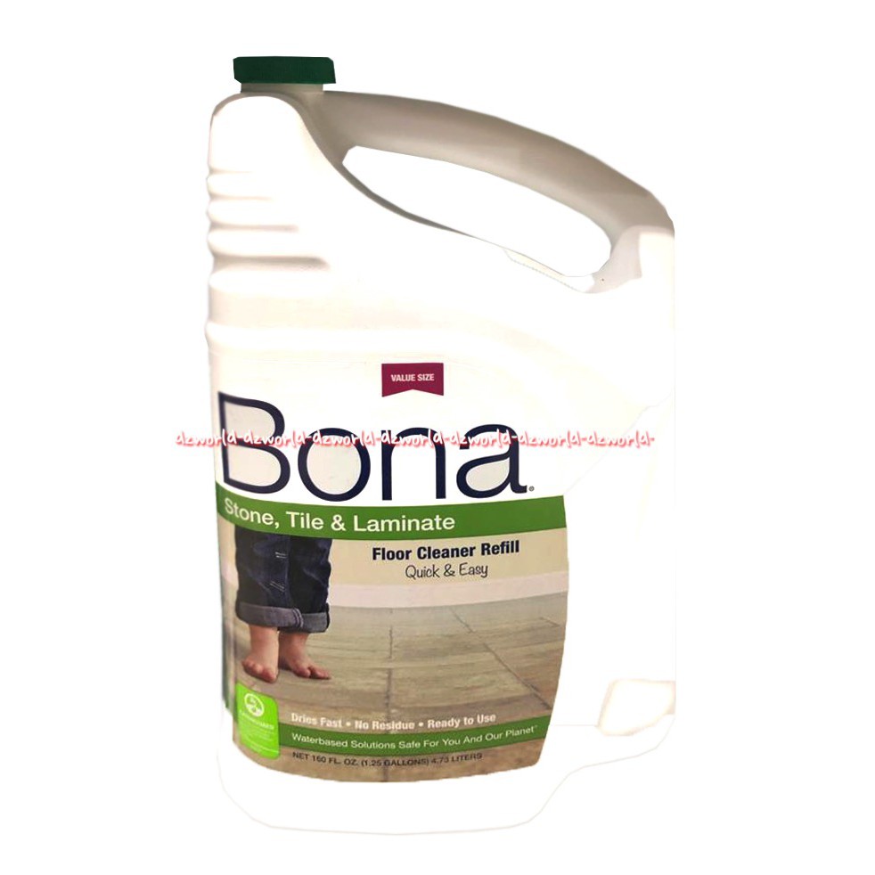 Bona Stone Tile &amp; Laminate Floor Cleaner 4.7L Derigent Cairan Pembersih Pengkilat Mengkilatkan Lantai Lantai Bonna