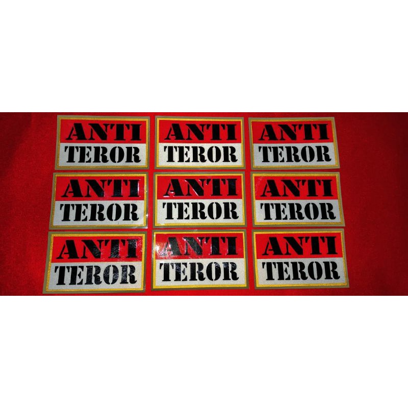 stiker ANTI TEROR