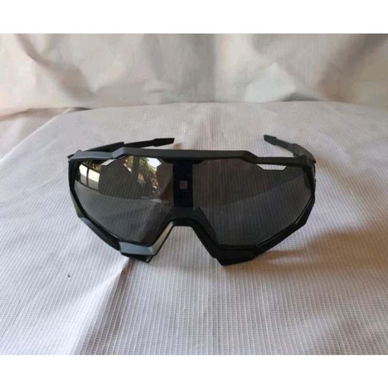 Kacamata Sepeda Gowes Sunglasses Outdoor Sport Kacamata Gaya Hitam 9312