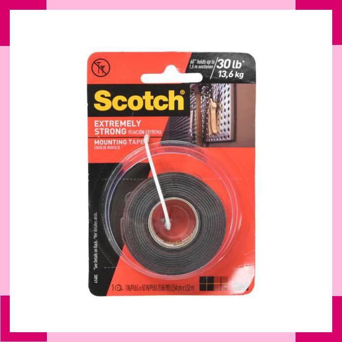 

Scotch Double Tape Extremely Strong 13.6kg Perekat Selotip Lakban Kuat