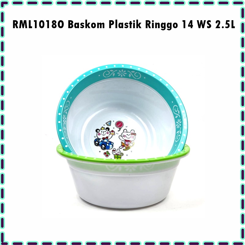 RML1018O Baskom Plastik Ringgo 14 WS 28cm 2.5L