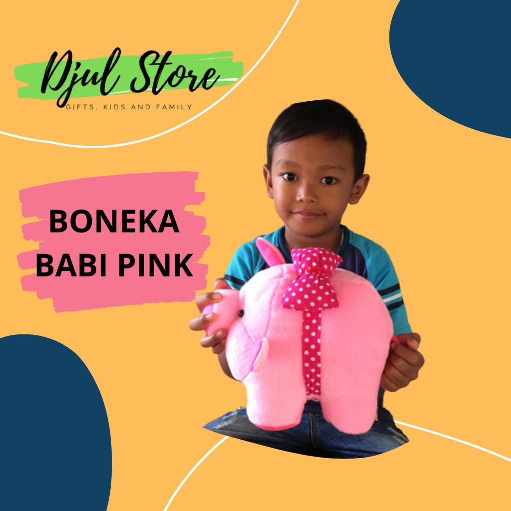 BONEKA BABI LUCU 30CM