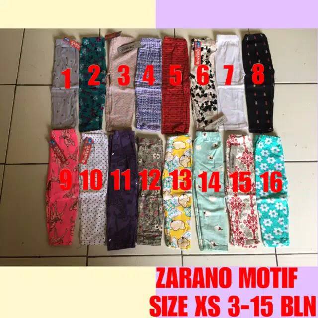 Legging zarano motif
