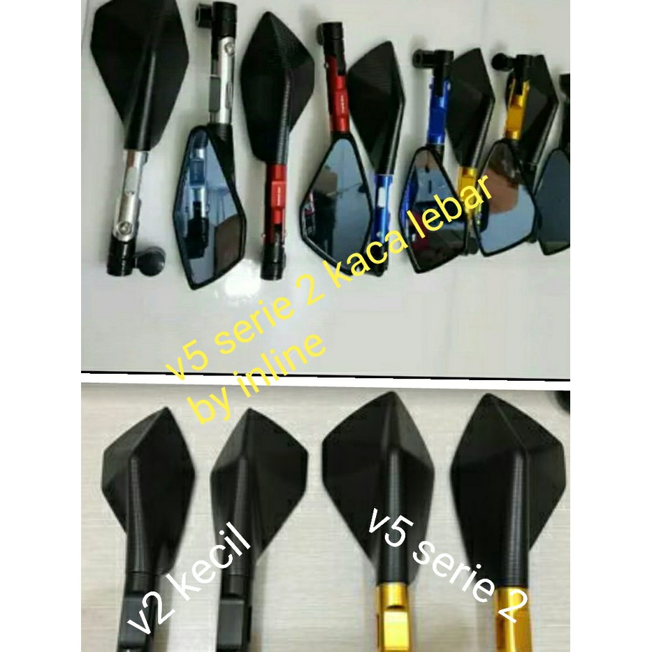 modifikasi n-max kaca spion tomok v5 kaca lebar serie 2 msx r15  nmax aerox xabre cbr  termurah