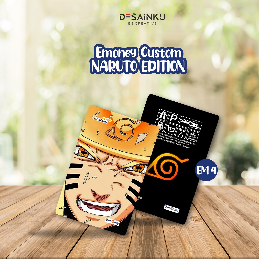 E-money NARUTO Edition / Emoney Anime game / Kartu E-Toll Murah / FLAZZ / TAPCASH / TAP CASH / BRIZZI