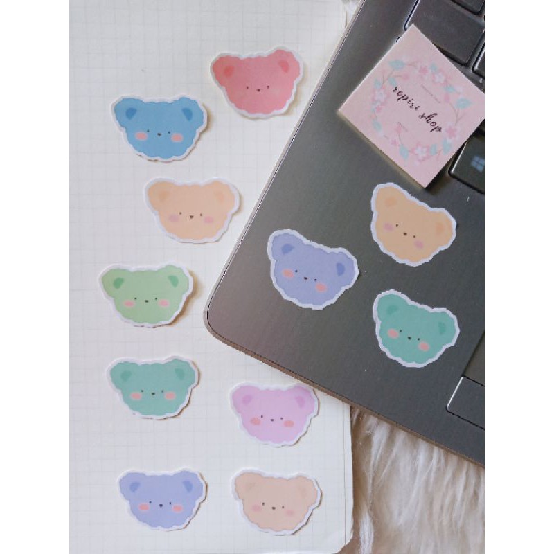 

Rainbow Bears Sticker Set Aesthetic Sticker