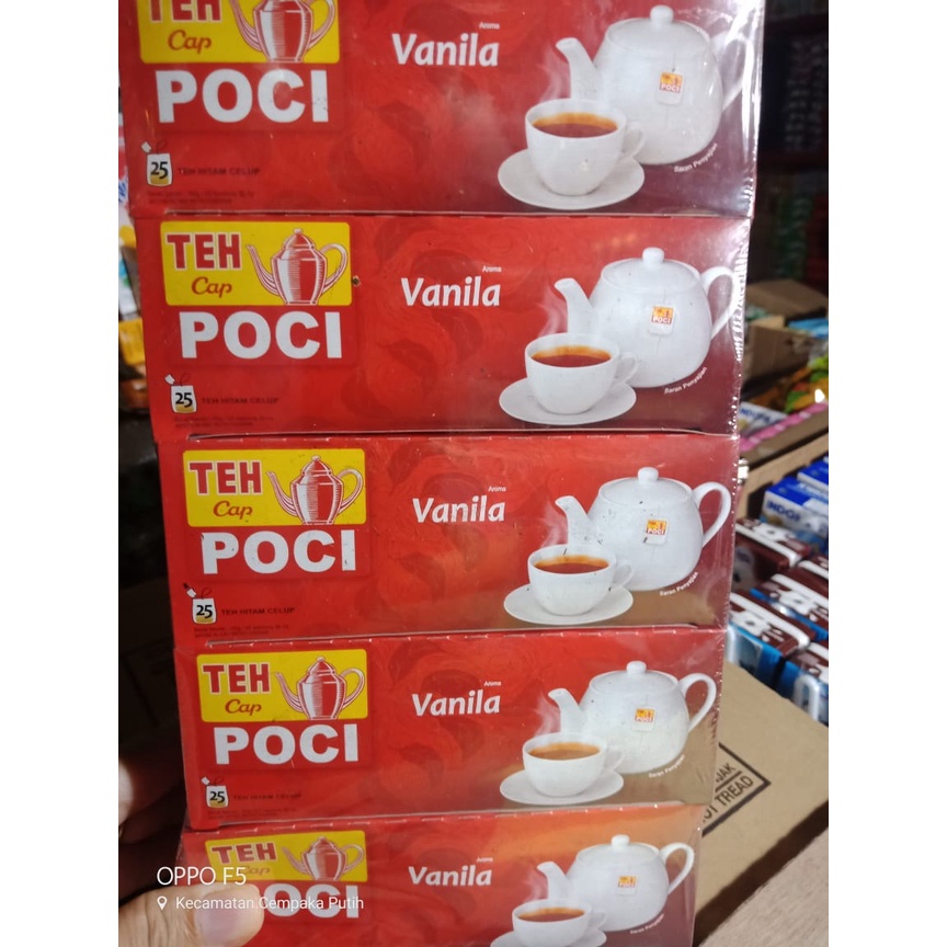 

Teh Celup Cap Poci Vanilla Box isi 25 S