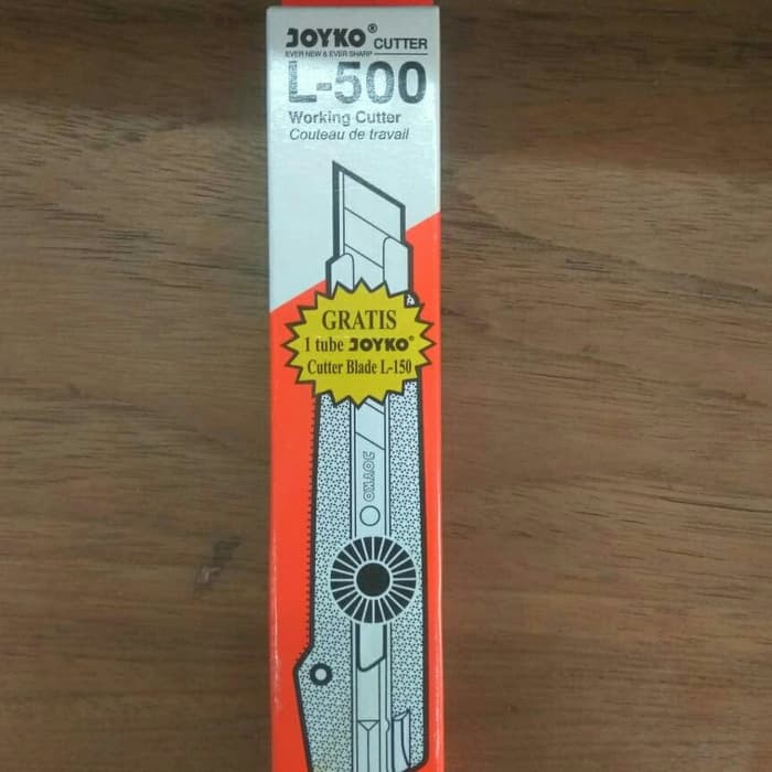 

Cutter L 500 Besar Joyko (Gratis Isi Ulang Cutter)