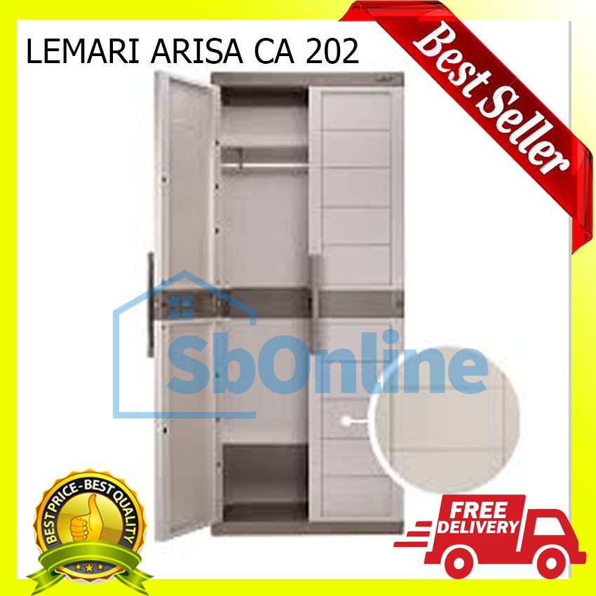 LEMARI PLASTIK ARISA CA - 202