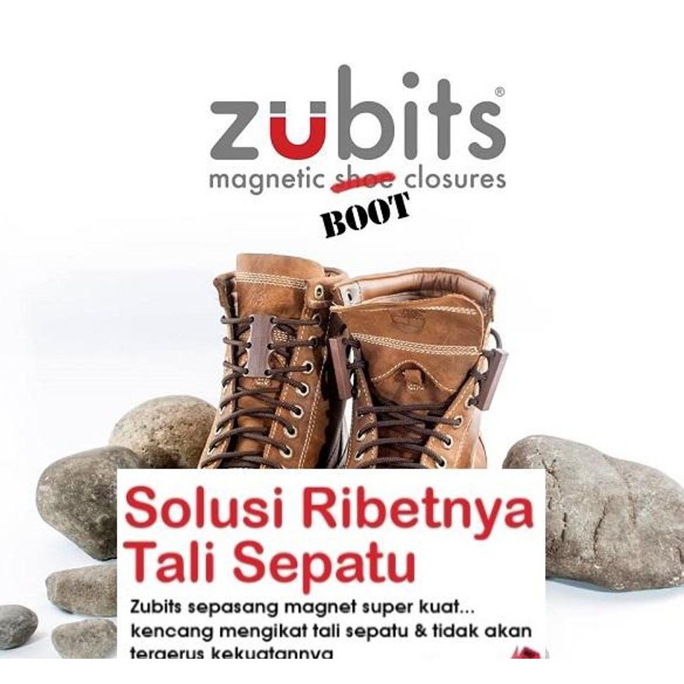 Zubits Magnet Pengikat Tali Sepatu Pdl Boots Gunung Safety Taktikal Tactical Shoe .Emiliyy11.Olshop