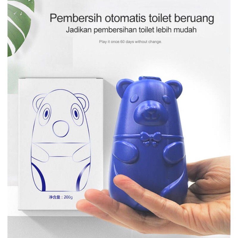 Pembersih Kloset Penyegar Kloset Beruang Pembersih Kloset Pembersih Closet Toilet Tahan 60hari