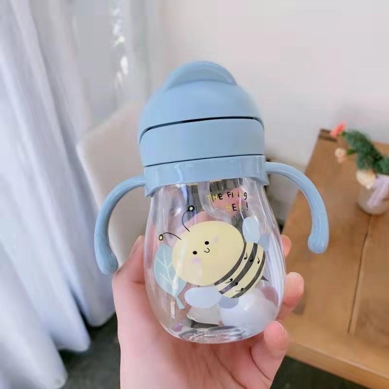 Botol Minum Bayi Gelas Anak Balita Training Cup Straw Baby 250ml Sedotan Perlengkapan Peralatan Bayi MPASI (bukan Pigeon )