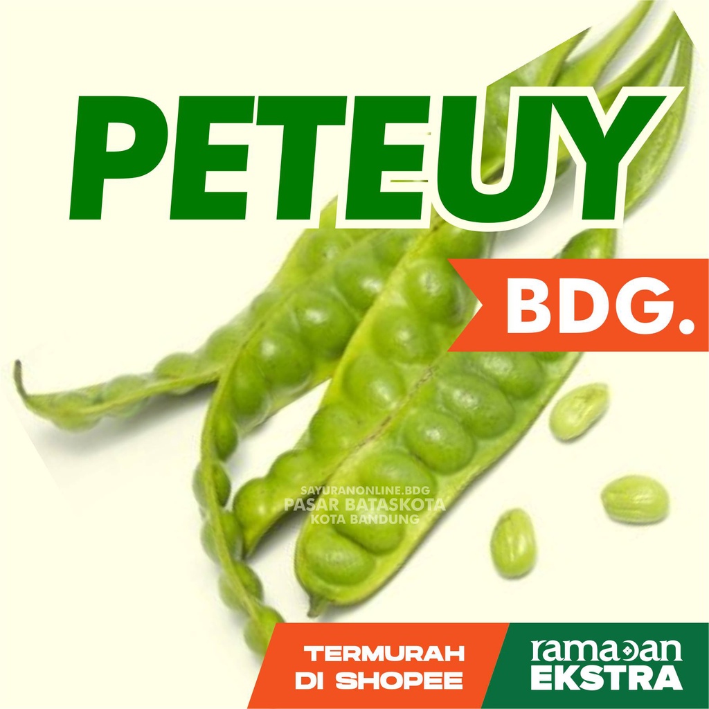 

PETAI / PETE / PETEUY SAYURAN SEGAR SAYUR FRESH BANDUNG PASAR ONLINE BANDUNG