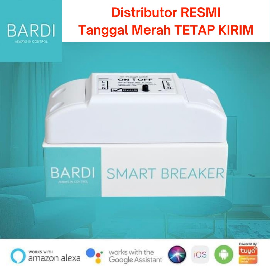 BARDI Smart BREAKER ON OFF Switch Wireless IoT Home Automation