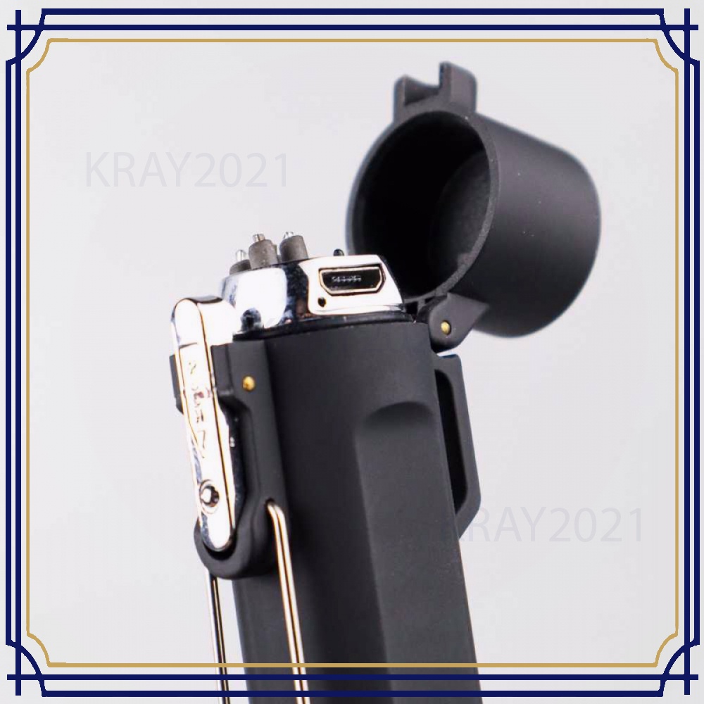 Korek Api Elektrik Double Arc Lighter Senter LED - JL320