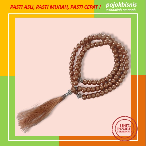 TASBIH 99 BUTIR MUTIARA CANTIK BERAT / TASBEH MUTIARA SINTESIS BERAT KUALITAS TERBAIK