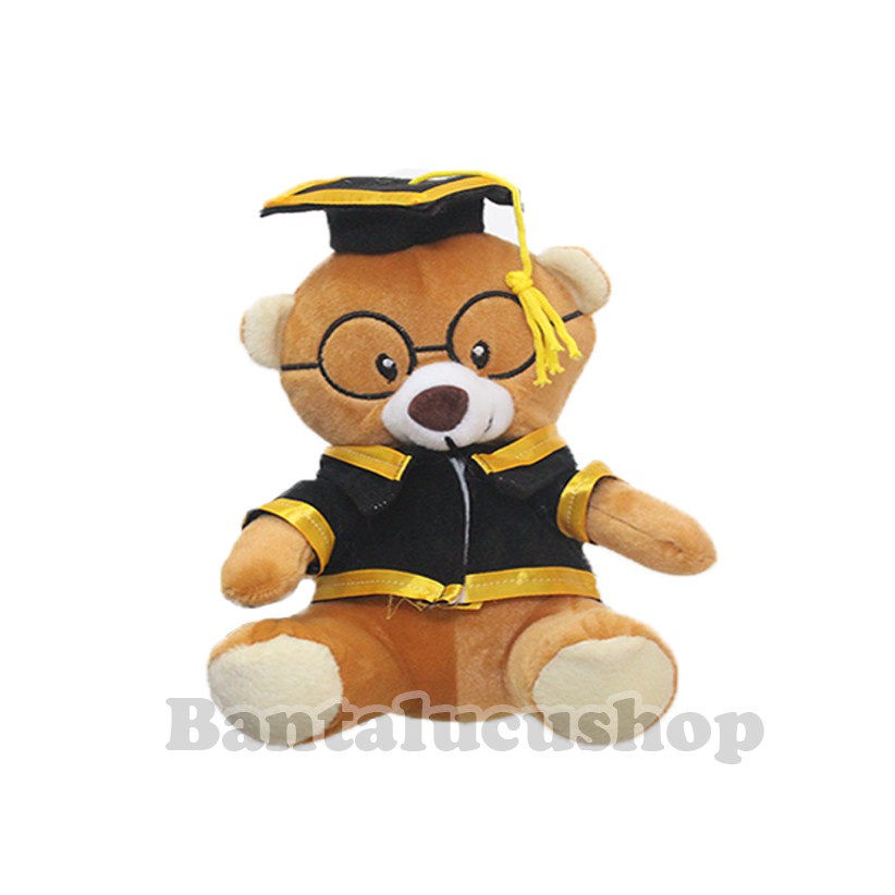 Boneka bear wisuda