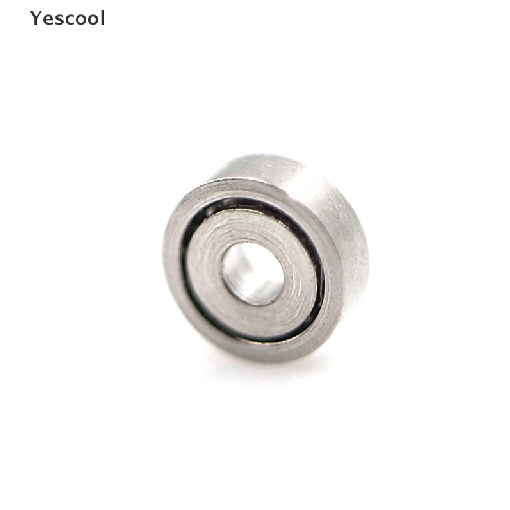 Yescool 10pcs 681ZZ Miniatur Bola Bearing Mini Bahan Metal Ukuran 1x3 X 1mm