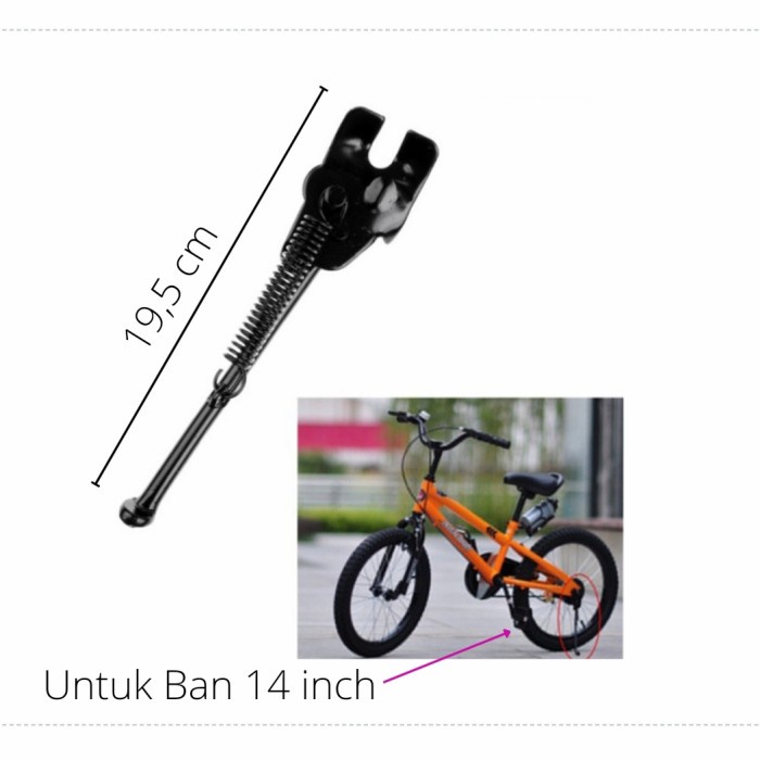 Standar Parkir Samping Sepeda Anak