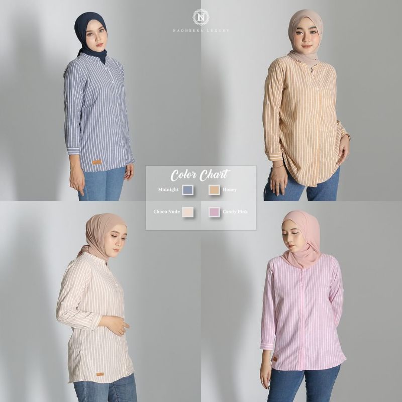 FRANDA BLOUSE TERBARU BY NADHEERA LUXURY