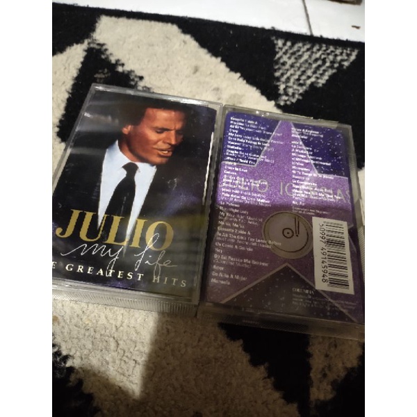 kaset pita julio iglesias / greatest hits 1 &amp; 2