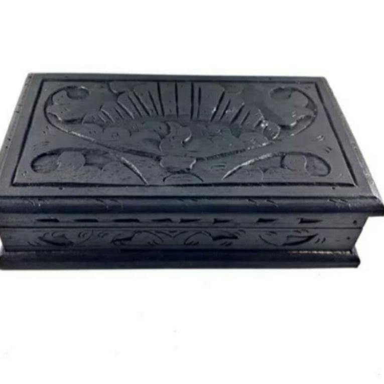 Kotak Box Kayu Ukir Tempat Perhiasan Pusaka Jimat Mustika L6GWS6052