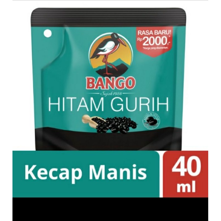 Kecap Bango kecap manis hitam gurih kemasan rp 2000