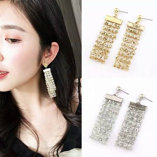 Anting gantung sequin