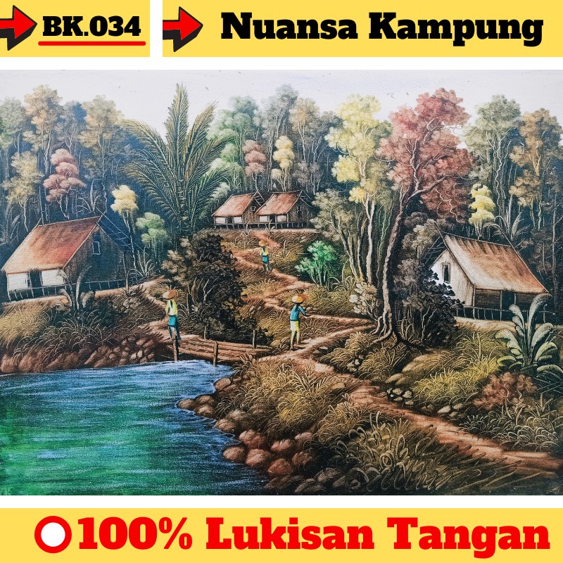 Lukisan Kanvas Asli Dekorasi Dinding Ruang Tamu Lukisan Dinding Ruang Tamu Hiasan Pajangan
